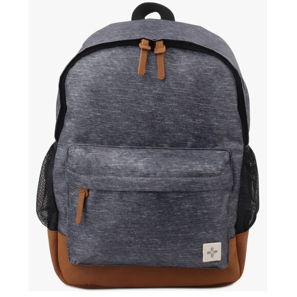 Sun Stone Mens Riley Heathered Backpack Bag Grey Heather or Camo - Picture 2 of 8